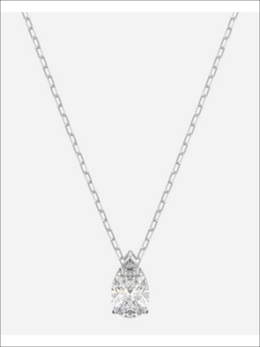 Swarovski Attract Crystal Necklace Rhodium Plated Pendant Jewelry